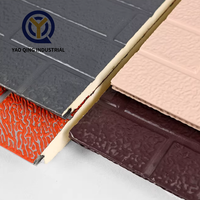 YAOQING Panneaux muraux décoratifs en aluminium-zinc revêtus de PU de 16 mm, panneaux de bardage extérieur, panneaux de façade pour la décoration extérieure