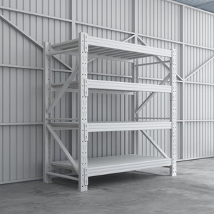 Steel Durable Foldable Powder Coated Warehouse <b>Storage</b> Rack Industrial <b>Racking</b> <b>System</b> Boltless Adjustable Shelving Factory - Product Image 5