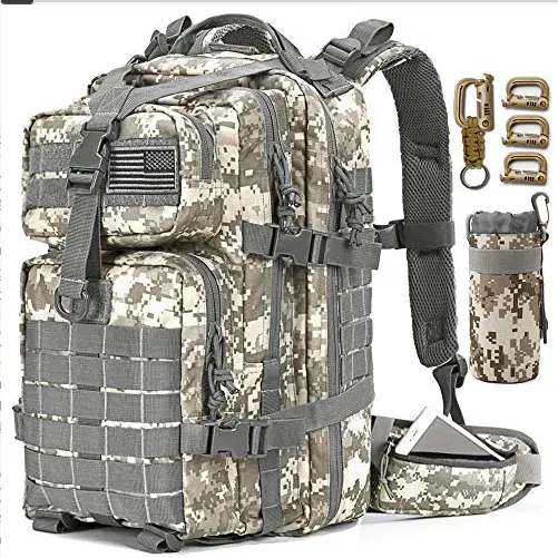 mochila tactical Tactical Backpack for Men Hiking Day Pack Molle Rucksack Water resistant Bag