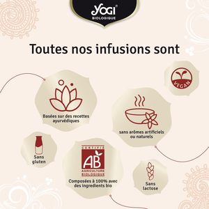 Té Herbal Orgánico <span class=keywords><strong>Yogi</strong></span> para Defensas Inmunitarias, Infusión de Equinácea, Jugo de Acerola Seca, Naranja, Mejora la Inmunidad, 12 Sobres Termosellados - Product Image 4