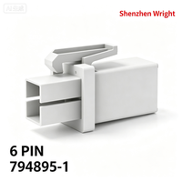 Connecteur mâle scellé TE 794895-1 à 6 broches 4,14 mm pour appareils électroménagers, équipements industriels, accessoires et bornes