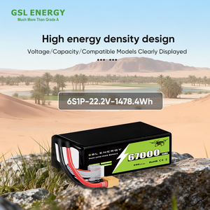 Batterie au lithium-ion semi-solide GSL ENERGY 51,8 V 67 Ah 3470,6 Wh 10C pour drone, agriculture, <span class=keywords><strong>logistique</strong></span>, FPV - Product Image 4