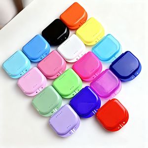 Étui pour aligneurs dentaires invisibles, étui de rangement pour appareils orthodontiques, étui pour prothèses dentaires, étui portable de nettoyage et de rangement avec trous. - Product Image 1