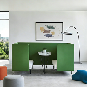 Cabine Acoustique <span class=keywords><strong>de</strong></span> Confidentialité <span class=keywords><strong>2</strong></span>/4 Places pour Réunions <span class=keywords><strong>de</strong></span> Bureau avec Table, Canapé Acoustique <span class=keywords><strong>de</strong></span> Confidentialité <span class=keywords><strong>2</strong></span> Places, Cabine <span class=keywords><strong>de</strong></span> <span class=keywords><strong>Travail</strong></span> 4 Places - Product Image 3