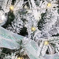 Schneefall 18-Meter Künstlicher PE-Weihnachtsbaum mit Schillerndem Garn-Plüsch für Heim- und Einkaufszentrum-Feiertagsdekoration