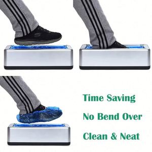 Distributeur de sur-chaussures intelligent, automatique, durable, simple, jetable, étanche, portable, mains libres, en plastique ABS pour la maison - Product Image 3