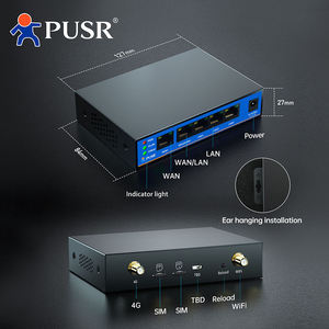 USR-G805S <strong>Wireless</strong> Dual Sim 4G LTE Cat4 <strong>Router</strong> 5Port 150Mbps 9-36V Ipsec OpenVPN GRE PPTP L2TP Industrial 20V 70C Din Rail Metal - Product Image 4