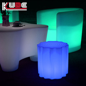 Đồ nội thất LED vườn 16 thay đổi màu sắc LED Cube ghế stump hình phân Led đồ nội thất - Product Image 1