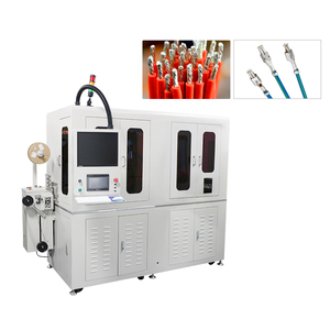 EW-9315 entièrement automatique IPEX 1.13mm Micro Mini câble coaxial dénudage coupe une extrémité sertisseuse une <span class=keywords><strong>autre</strong></span> extrémité Machine de filage - Product Image 2