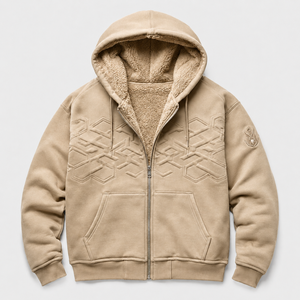 Sudadera con capucha de felpa de algodón de alto gramaje para hombre, extragrande, con hombro caído, gris, con bolsillo canguro, lisa, con efecto desgastado - Product Image 3