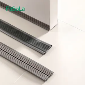 FaSoLa Cuttable Soft Door Draft Stopper PVC Door Bottom Seal Dust and Noise Insulation Weather Stripping Draft Guard Insulator