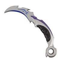 Couteau à griffes en mousse Valorant Reaver Karambit, arme inoffensive pour le jeu et le cosplay, à partir de 5 ans, unisexe