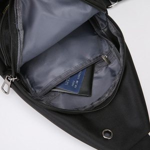 Men's Crossbody <b>Bag</b> Nylon Water Resistant Multi Compartment Chest <b>Bag</b> For Leisure Travel Spring 2025 - Product Image 1