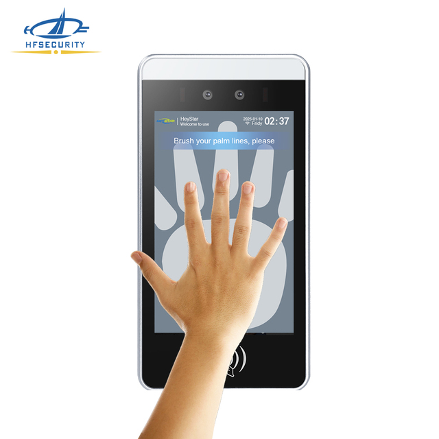 HFSecurity RA08 8 Inch Palm Vein Facial Recognition Access Control Attendance Android Card Scanner with Free SDK