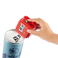 Imprimante Jet d'Encre Portable Yaomatec Mini 12,7mm 25,4mm pour Date de Péremption, Code QR, Code-Barres, Logo – Imprimante à Main pour Étiquettes et Autocollants