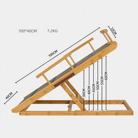 WDF ODM/OEM Planche à gratter carrée en bambou pour ongles de chiens et chats