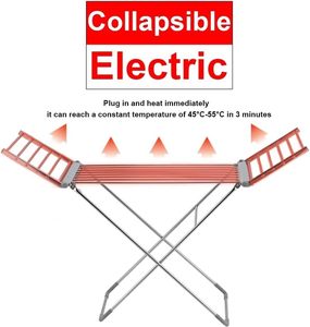 Indoor electric <b>drying</b> <b>rack</b>, temperature control touch screen, floor mounted towel <b>rack</b>, household heating <b>drying</b>, waterproof - Product Image 2