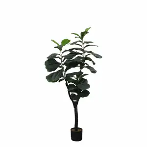 JIAWEI Fake Trees Flower roses fleurs artificielles With Vase Hot Sale Popular Big Artificial Trees Flower For Living Room