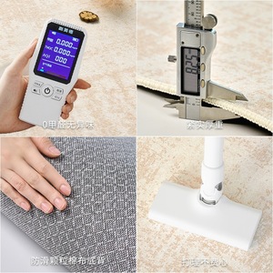 Tapis de salon uni antidérapant en fibre de polyester, tapis de sol carré pour salon, chambre à coucher - Product Image 4