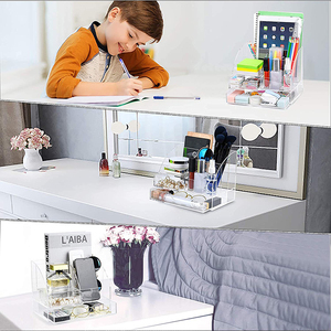 9 scomparto in acrilico da scrivania Organizer forniture e strumenti per la casa accessori per la scrivania - Product Image 5