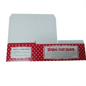 Boîte <span class=keywords><strong>en</strong></span> papier auto-élevable personnalisée <span class=keywords><strong>en</strong></span> papier ivoire 300 g/m² avec vernis, pelliculage mat et revêtement UV pour poulet frit <span class=keywords><strong>KFC</strong></span> - Product Image 4