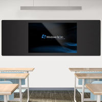 Tableau blanc interactif à écran tactile capacitif 40 points LED LCD 4K de 75, 86 et 98 pouces pour salles de classe intelligentes, garantie 1 an