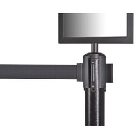 Porte-panneau de ceinture rétractable en mousseline, produit classique, barrière rétractable, en stock, A3 et A4