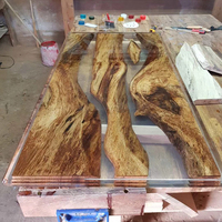 Klares Acrylharz für Gießarbeiten, Epoxidharz-Tischplatten-Ideen/Esstisch/Klares Kunstwerk und Gießharz