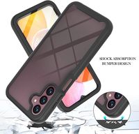 Protecteur d'écran intégré étui de téléphone portable pour Samsung Galaxy A06 A16 A26 A36 A56 5G Protection complète du corps couverture arrière de protection