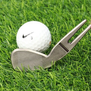 Fixateur de réparation personnalisé or Golf rond 25mm bouchons de galvanoplastie nouveaux outils de chaîne t-shirts en acier plume chapeau classique marqueur de balle personnalisé - Product Image 3