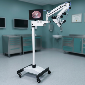 Microscope chirurgical avec éclairage LED pour chirurgie gynécologique, certifié CE, sur pied mobile électrique… - Product Image 1