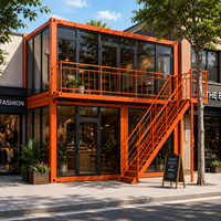 Maison préfabriquée modulaire extensible en acier, légère, imperméable, multifonctionnelle, à installation rapide et moderne, pour complexe hôtelier en plein air
