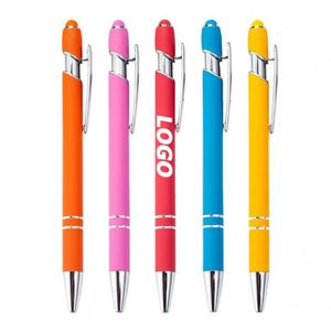 Custom 2-in-1 Stylus Ballpoint <b>Pen</b>, <b>Retractable</b> Metal <b>Pen</b> for Touch Screens, 1.0 mm Black Ink, Ideal Promotional Gift - Product Image 1