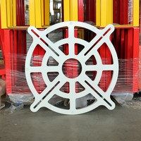 Mandrin à bride Welping FL630 pour machine de soudage par fusion bout à bout de tuyaux PEHD de 200-710 mm, pièces de rechange pour soudage de tuyaux PE