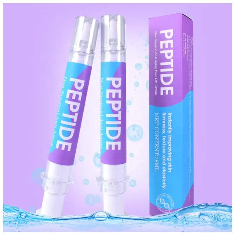 Peptid Anti-Aging yüz kremi doğal kollajen yatıştırıcı yumuşak yüz kremi özel etiket nemlendirici beyazlatma yüz kremi