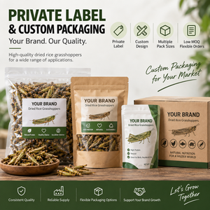Alimento Liofilizado de Gafate Verde de Alta Proteína de Marca Privada Sino Crown para Reptiles, Peces de Acuario y Mascotas Exóticas - Product Image 3