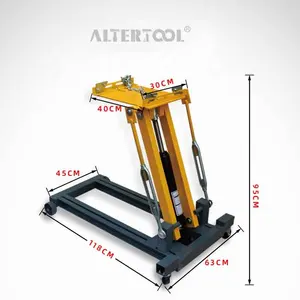 แจ็คเกียร์แบบแมนนวล,แจ็คเกียร์แบบไฮดรอลิก2T รถเครนพับได้ - Product Image 1