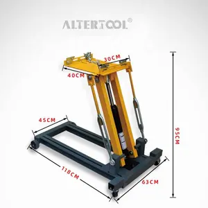 Заводская поставка, 2 т, ручной гидравлический домкрат, низкая передача, подъемный домкран, складной кран