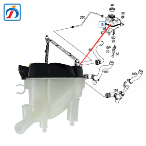 Composant automobile ML W166 Réservoir de <span class=keywords><strong>liquide</strong></span> de <span class=keywords><strong>refroidissement</strong></span> Réservoir d'expansion de trop-plein pour <span class=keywords><strong>Mercedes</strong></span> benz - Product Image 4