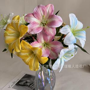 Fleurs artificielles de lys Jinxi imprimées en 3D pour décorations de mariage et accessoires de photographie - Product Image 3