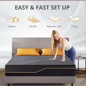 Chân không nén đóng gói chất lượng cao KHÁCH SẠN giường nệm mật độ cao gel Bộ nhớ bọt nệm - Product Image 3