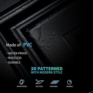 Panneau de plafond carré 3D en PVC <span class=keywords><strong>noir</strong></span> mat, installation rapide, panneau sans colle pour salle de sport, chambre, salle à manger, décoration intérieure, panneaux muraux - Product Image 4