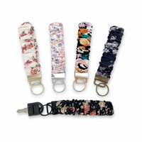 Lanière de cou en polyester avec attache de sécurité, motif personnalisé OEM, porte-badge et porte-clés pour enseignant, infirmière, personnel de croisière