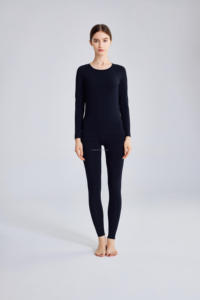 MereSports Set Intimo Termico da <span class=keywords><strong>Donna</strong></span> in Misto <span class=keywords><strong>Lana</strong></span> Merino e Modal, Traspirante e Leggero, 2 Pezzi per l'Inverno - Product Image 5
