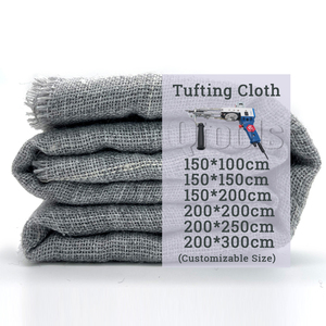 Tissu <span class=keywords><strong>de</strong></span> <span class=keywords><strong>tufting</strong></span> professionnel en <span class=keywords><strong>toile</strong></span> <span class=keywords><strong>de</strong></span> <span class=keywords><strong>moine</strong></span>, gris allemand, pour pistolet <span class=keywords><strong>de</strong></span> <span class=keywords><strong>tufting</strong></span>, personnalisable, en stock, vente chaude 2025 - Product Image 1