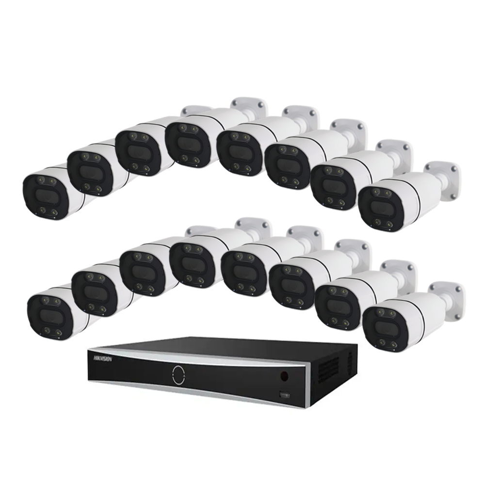 16ch 8mp <strong>4k</strong> Smart Video Nvr <strong>Dvr</strong> Kit Home Price Full 16 Channel Outdoor Poe Ip Security Camera <strong>Cctv</strong> <strong>Night</strong> Vision Wide Angle