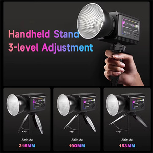 Luz LED COB RGB Profesional Recargable de 60W para Fotografía Continua, Montura Bowens, Iluminación de Estudio para Video HD y Transmisión en Vivo - Product Image 3