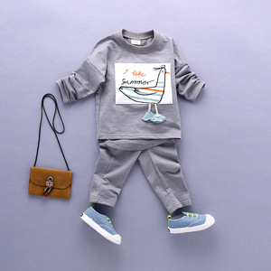 Ensemble de vêtements pour enfants en gros, nouveau style, haut et pantalon pour garçon - Product Image 4