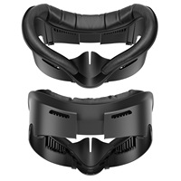 Bracket Pelindung Wajah Meta Quest 3 Stok Pabrik Kompatibel, Bernapas, Pendingin, Pengganti untuk Aksesoris Game VR
