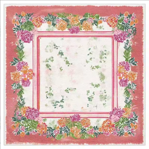Tapete de Mahjong Americano Artístico Qianfan, Color Morado, con Borde Floral Vibrante, Base de Goma PU Antideslizante, Diseño Personalizado, Venta al Por Mayor - Product Image 6
